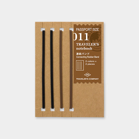 TRAVELERS Notebook Passport Refill 011 Connect-Rubber Band