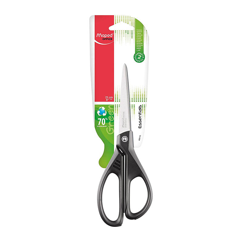 MAPED Essentials Assymetrical Scissors 21cm Black