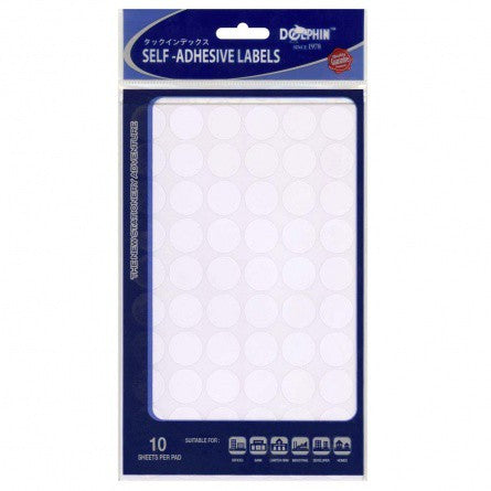 DOLPHIN Self-Adhesive Labels SA820 8x20mm White