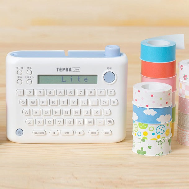 KING JIM Tepra Lite Label Printer LR5E-BL BLUE