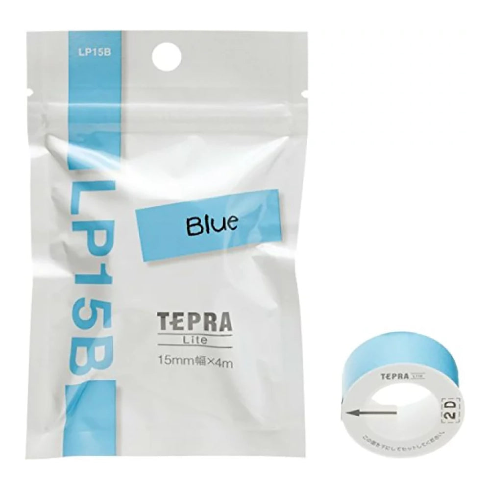 KING JIM TEPRA Lite Tape 15mm-Blue
