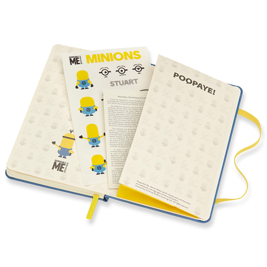 MOLESKINE LE Minions P Ruled B29 Blue