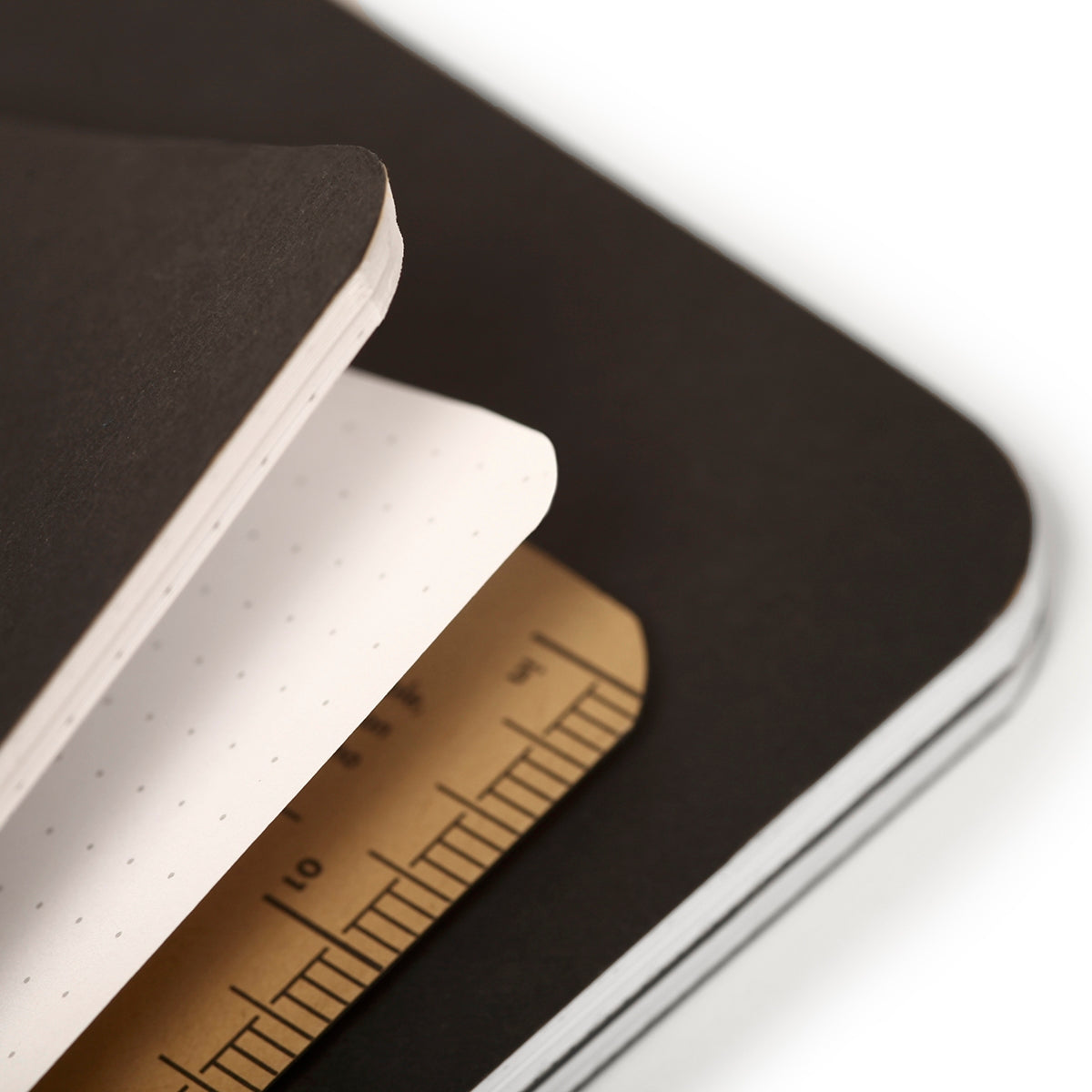 FIELD NOTES Pitch Black Memo Book Dot-Graph 3-Pack Default Title