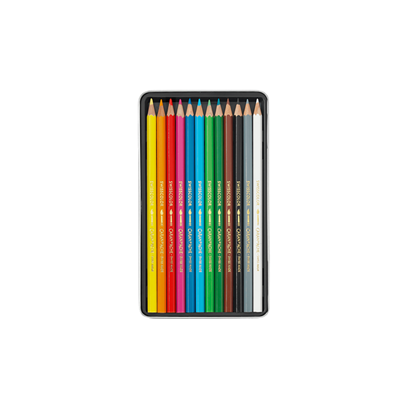 CARAN D'ACHE DF Classic Metallic 12 PL/CS