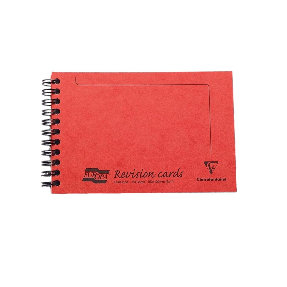 CLAIREFONTAINE Europa Revision Cards WB 15.2x10.2cm 160g 50s