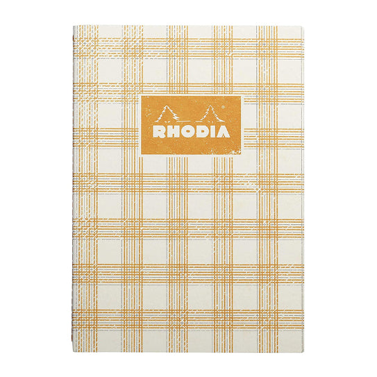 RHODIA Heritage Sewn A5 Lined Tartan Ivory Default Title