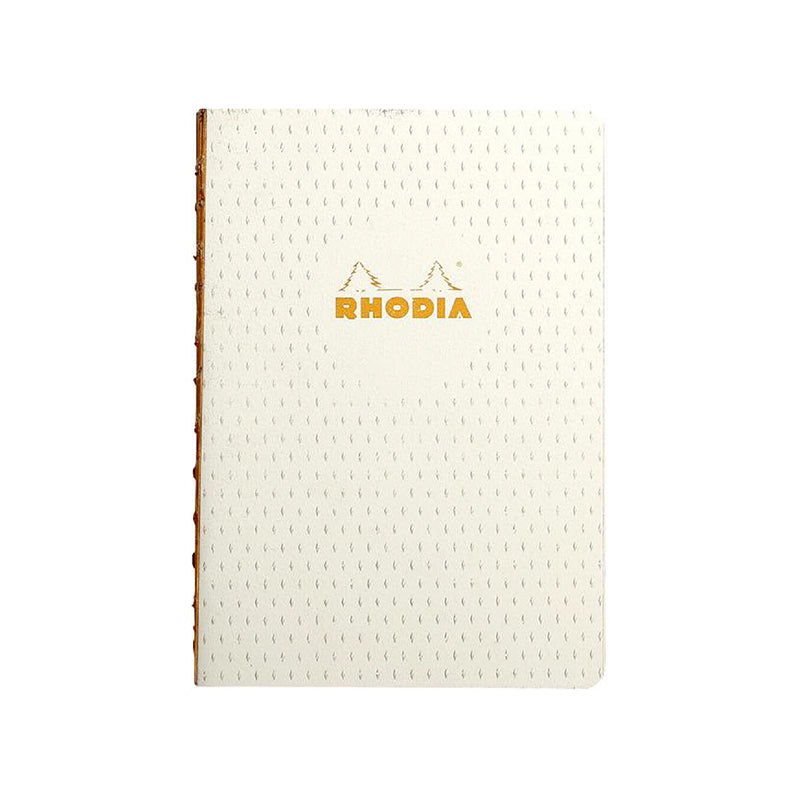 RHODIA Heritage Raw 190x250mm Lined Moucheture Ivory Default Title