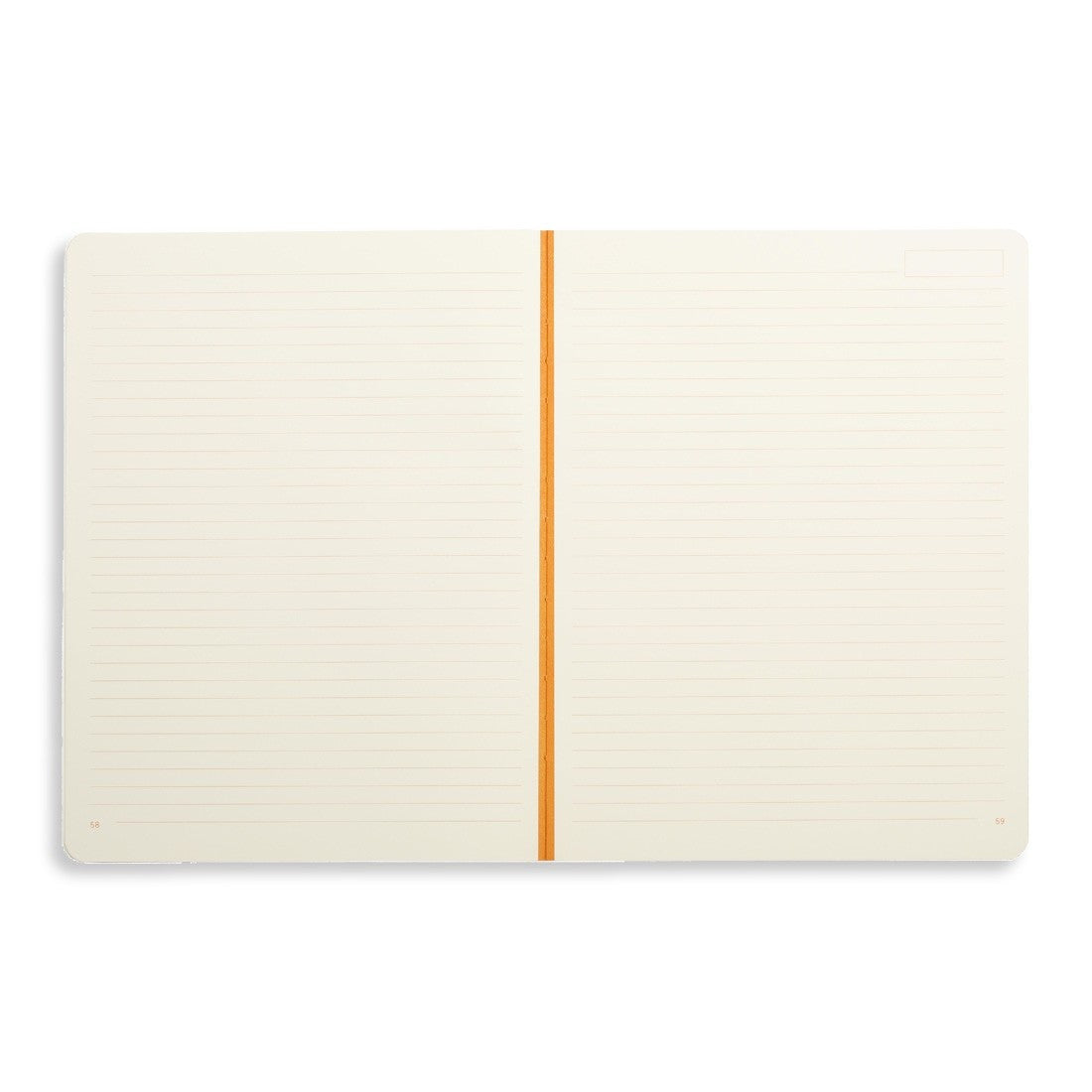 RHODIA Heritage Raw 190x250mm Lined Moucheture Ivory Default Title