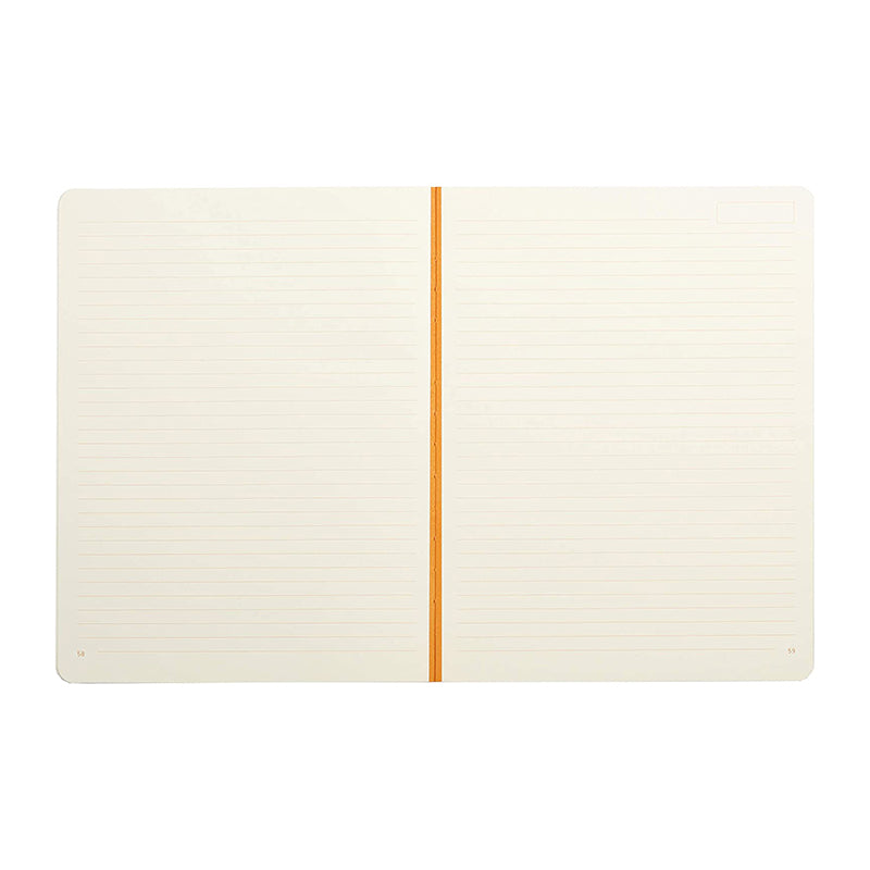 RHODIA Heritage Raw 190x250mm Lined Chevrons Ivory Default Title