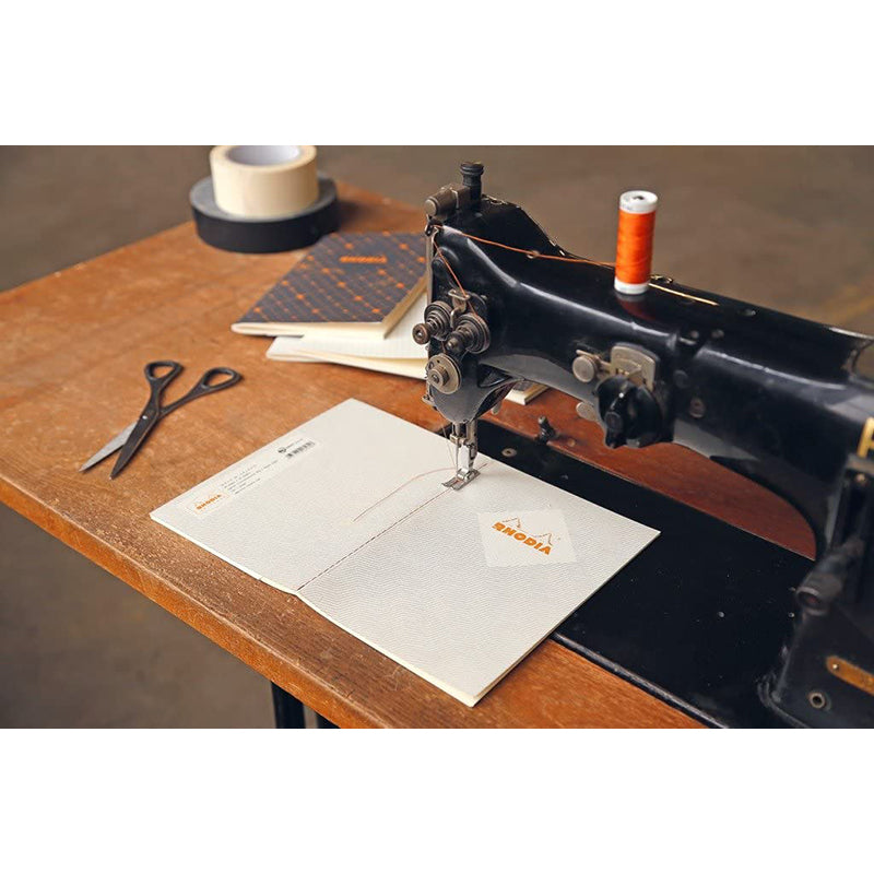 RHODIA Heritage Sewn A5 5x5 Sq Quadrille Black Default Title