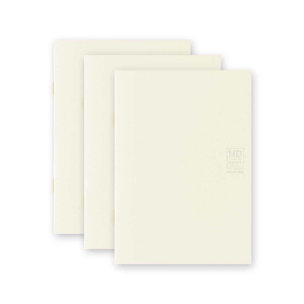 MIDORI MD Notebook Light A6 Blank 3/pack