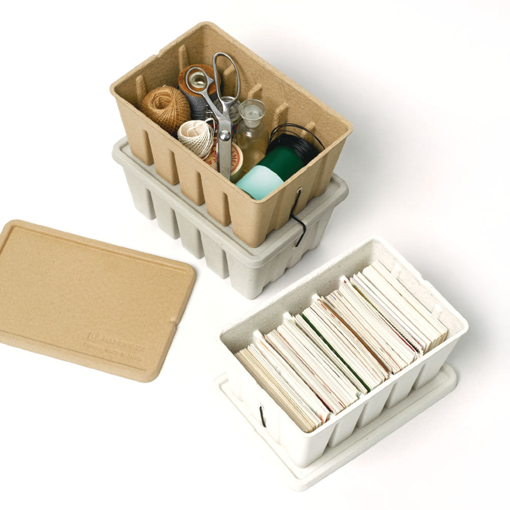MIDORI PS Post Card & Tool Box Pulp Beige