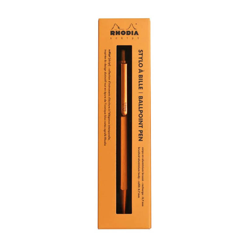 RHODIA scRipt 0.7mm Ball Pen Orange Default Title