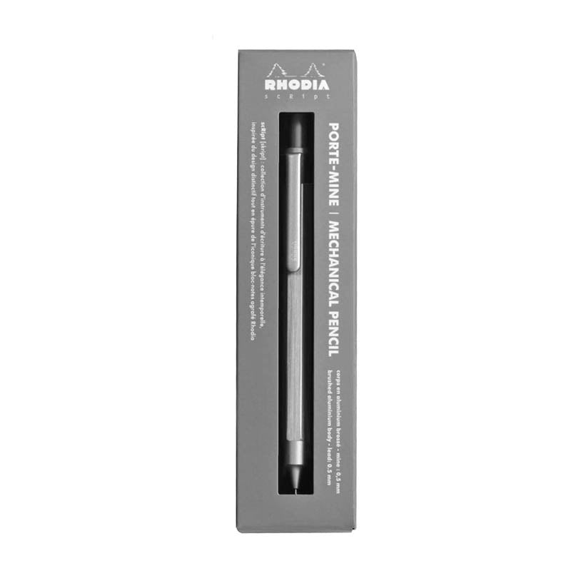 RHODIA scRipt 0.5mm Mechanical Pencil Silver Default Title