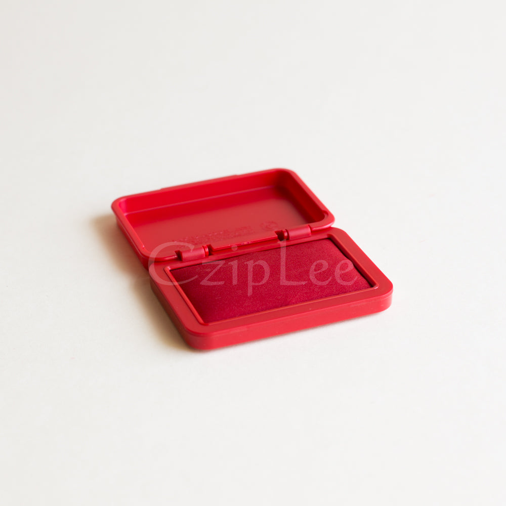 SHACHIHATA Ink Pad HGN-1 63x40mm Red