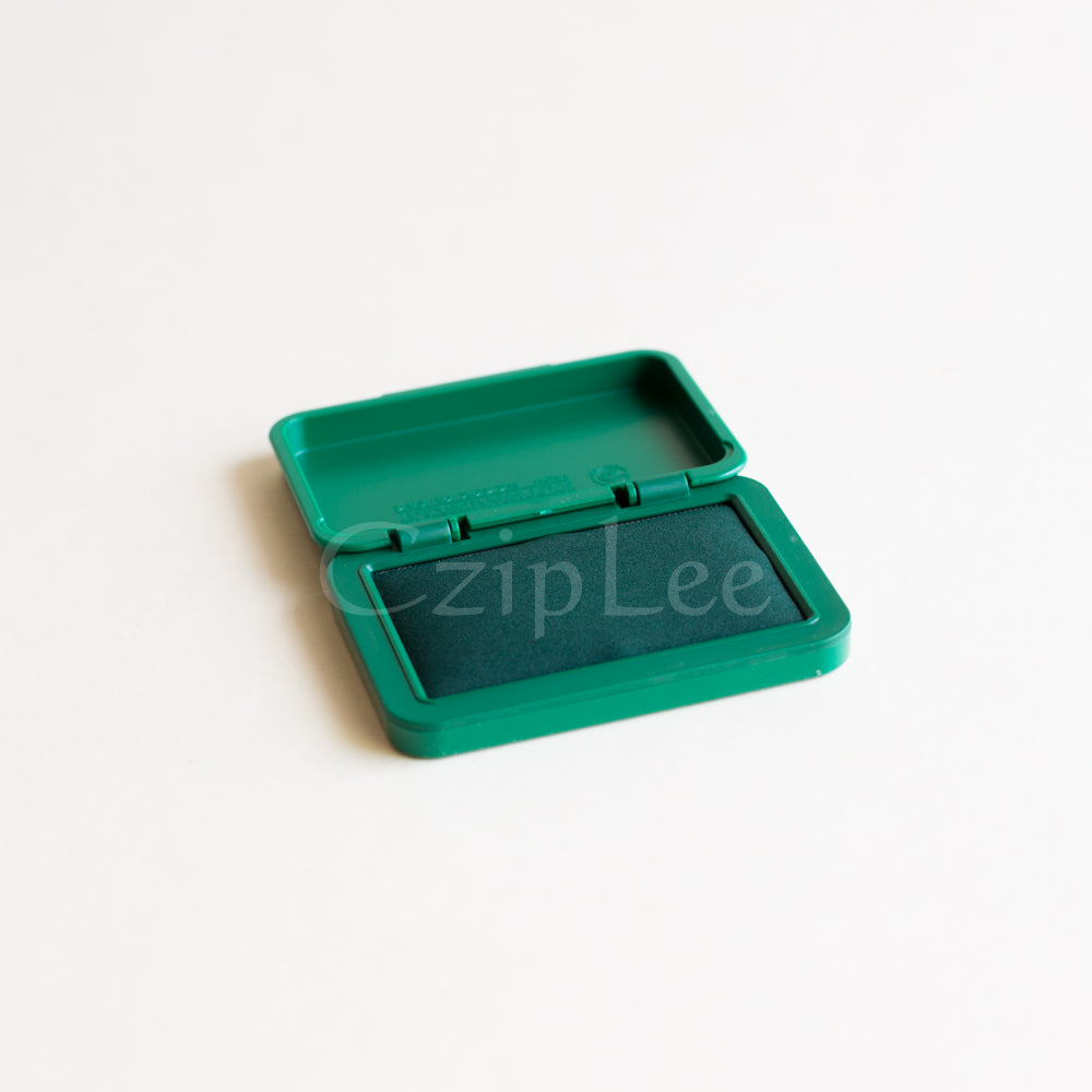 SHACHIHATA Ink Pad HGN-1 63x40mm Green