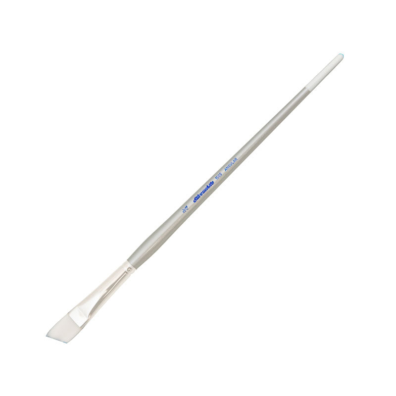 SILVERWhite White Taklon 1506 Long-Angular 3/4"