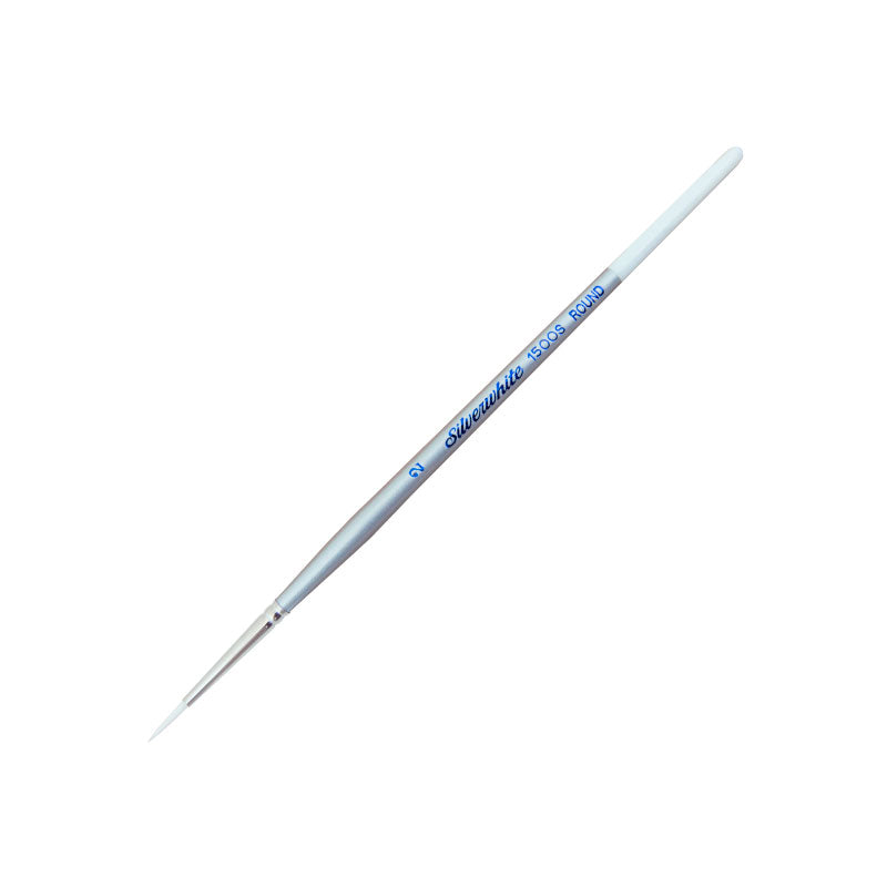 SILVERWhite White Taklon 1500S Short-Round 2