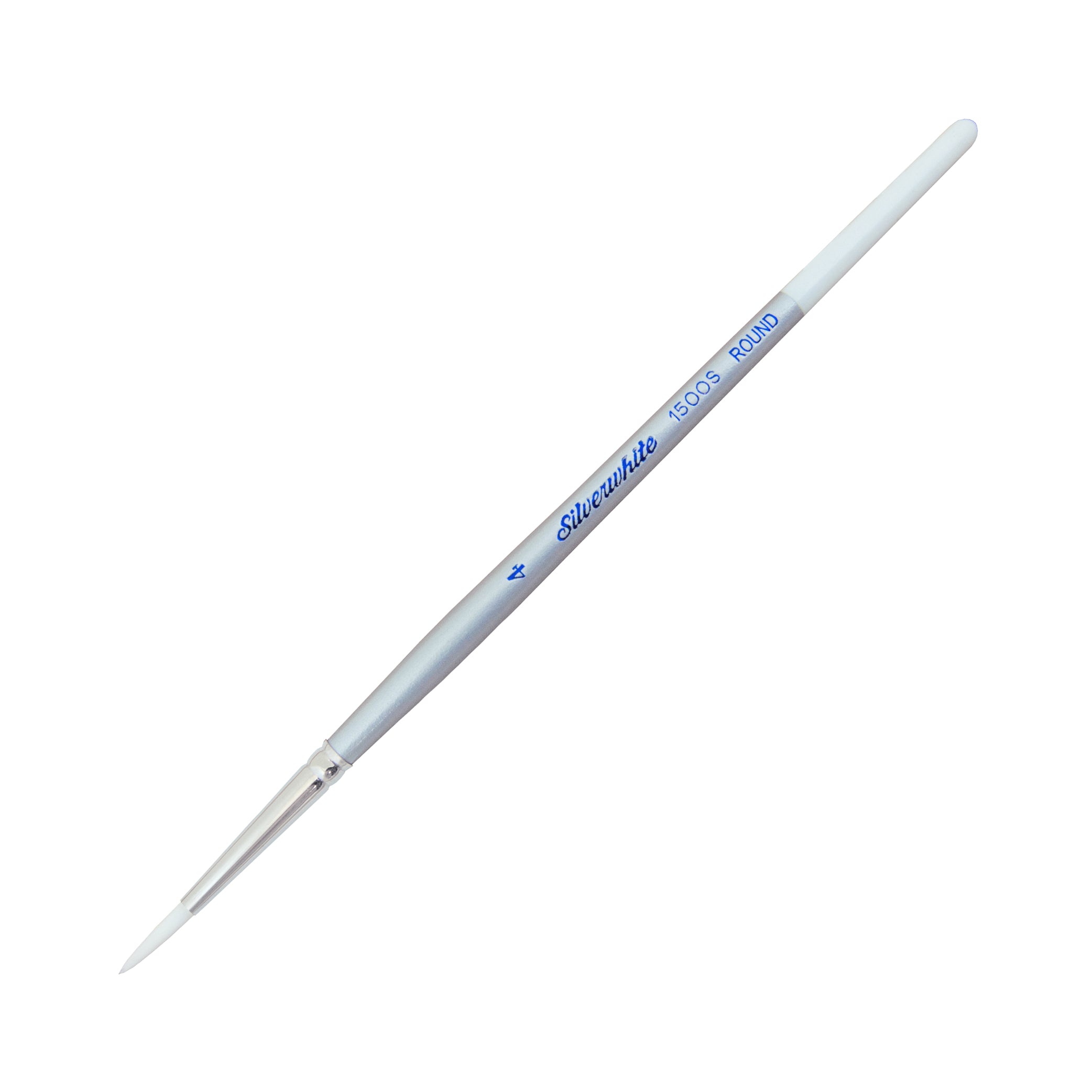 SILVERWhite White Taklon 1500S Short-Round 4