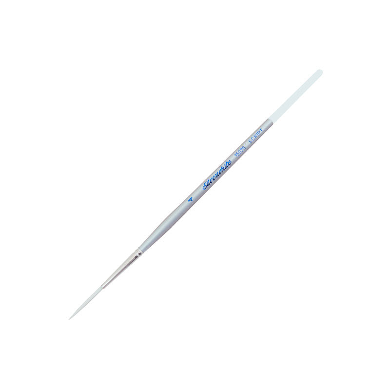 SILVERWhite White Taklon 1507S Short-Script Liner 4