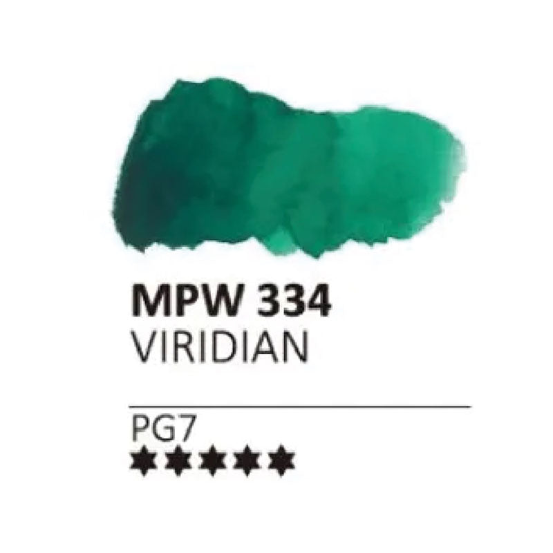 MIJELLO Mission Watercolour Pan 334 Viridian
