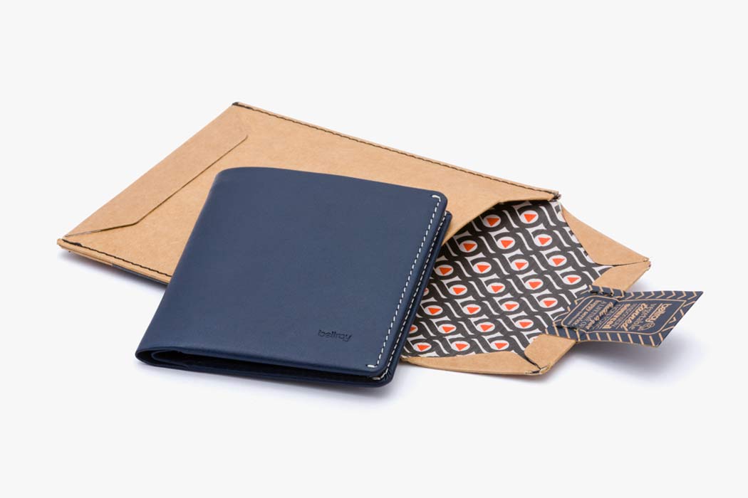 BELLROY Note Sleeve Blue Steel Default Title
