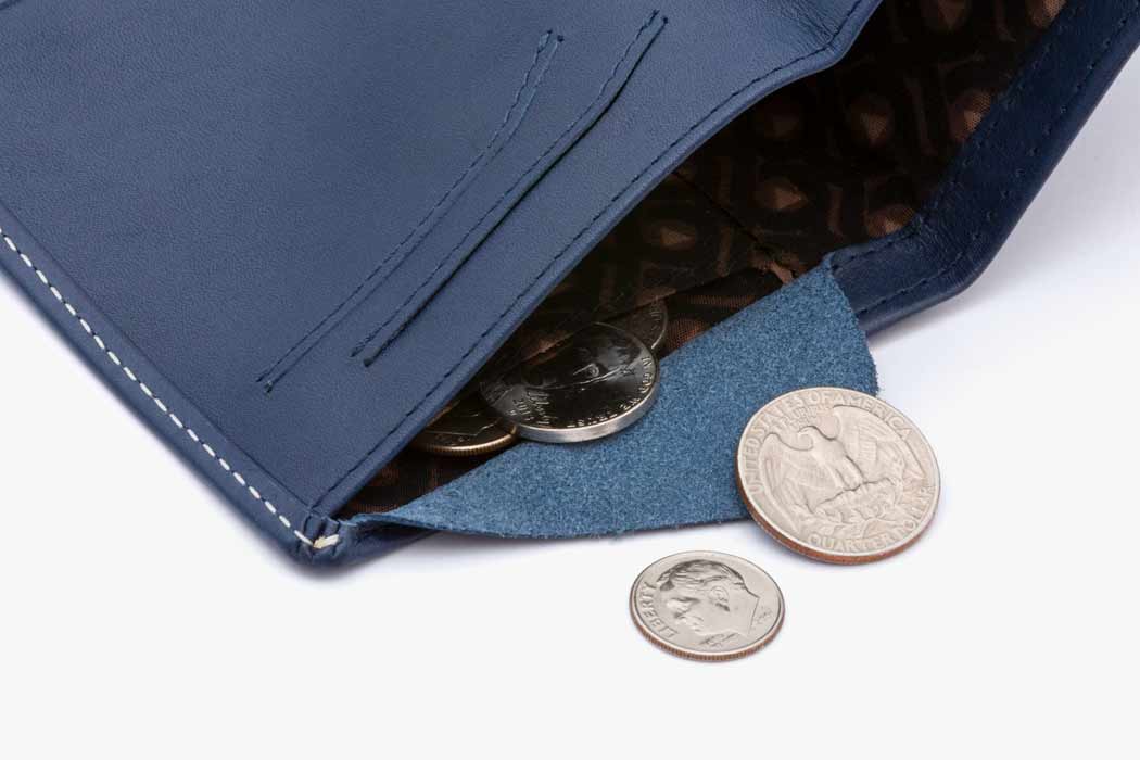 BELLROY Note Sleeve Blue Steel Default Title