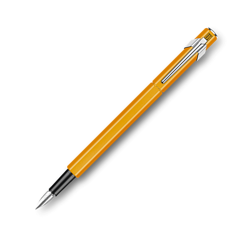 CARAN d'ACHE 849 Fountain Pen-Extra Fine Fluo Orange Default Title
