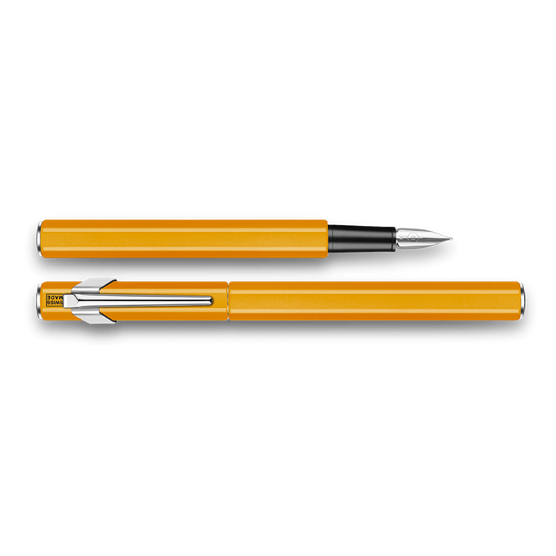 CARAN d'ACHE 849 Fountain Pen-Extra Fine Fluo Orange Default Title