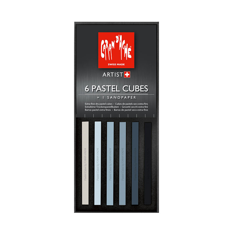 CARAN D'ACHE 6 Pastel Cubes N°13 Shadow Default Title