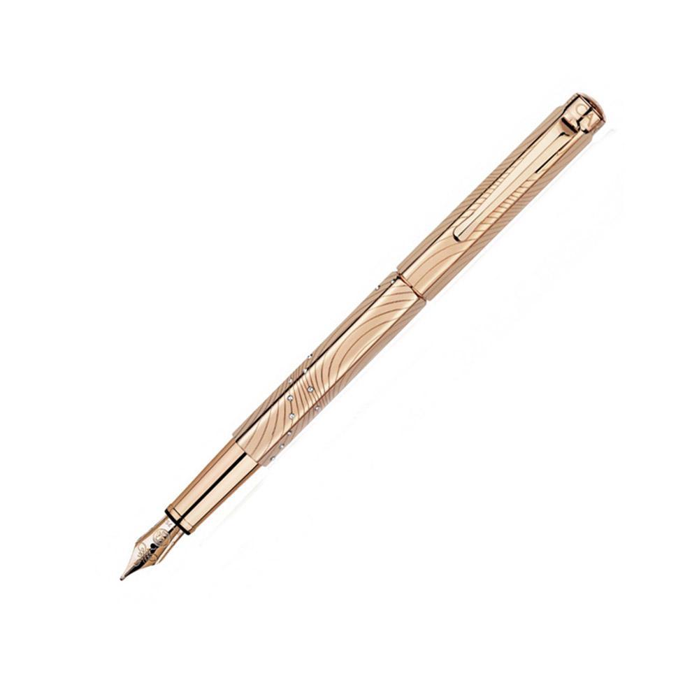 CARAN D'ACHE Ecridor XS Couture Rose Gold Fountain Pen-F Default Title