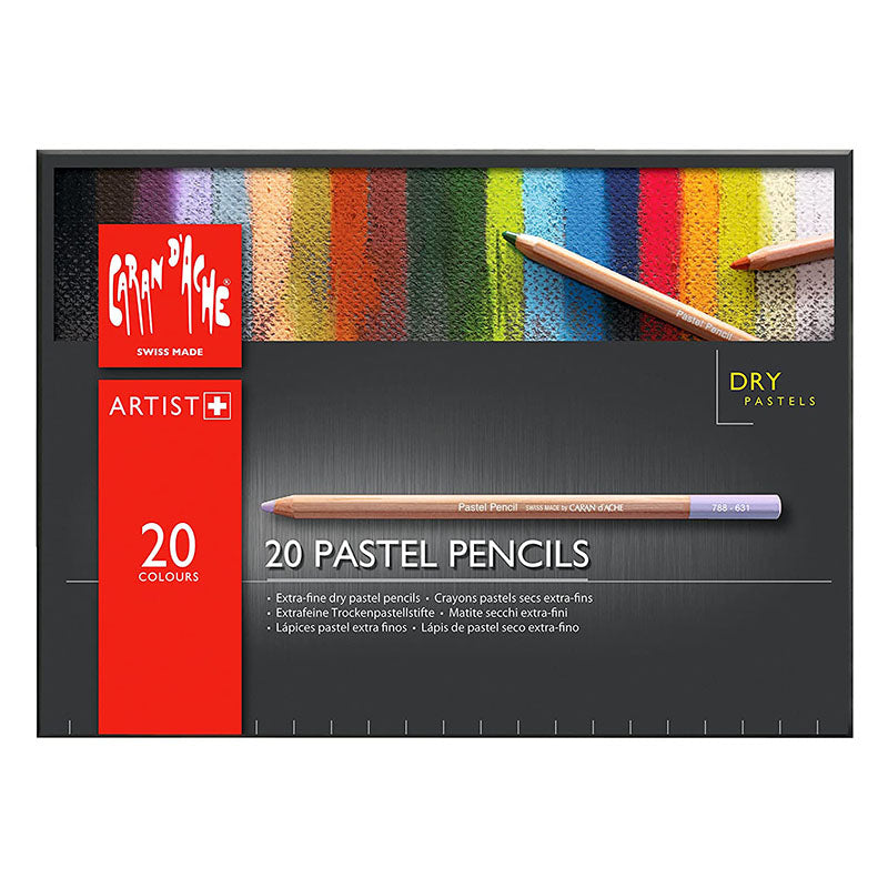 CARAN D'ACHE Pastel Pencil Assortment 20pcs