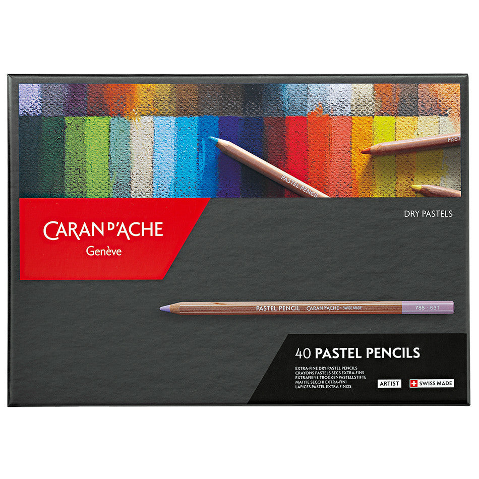 CARAN D'ACHE Pastel Pencil Assortment 40pcs