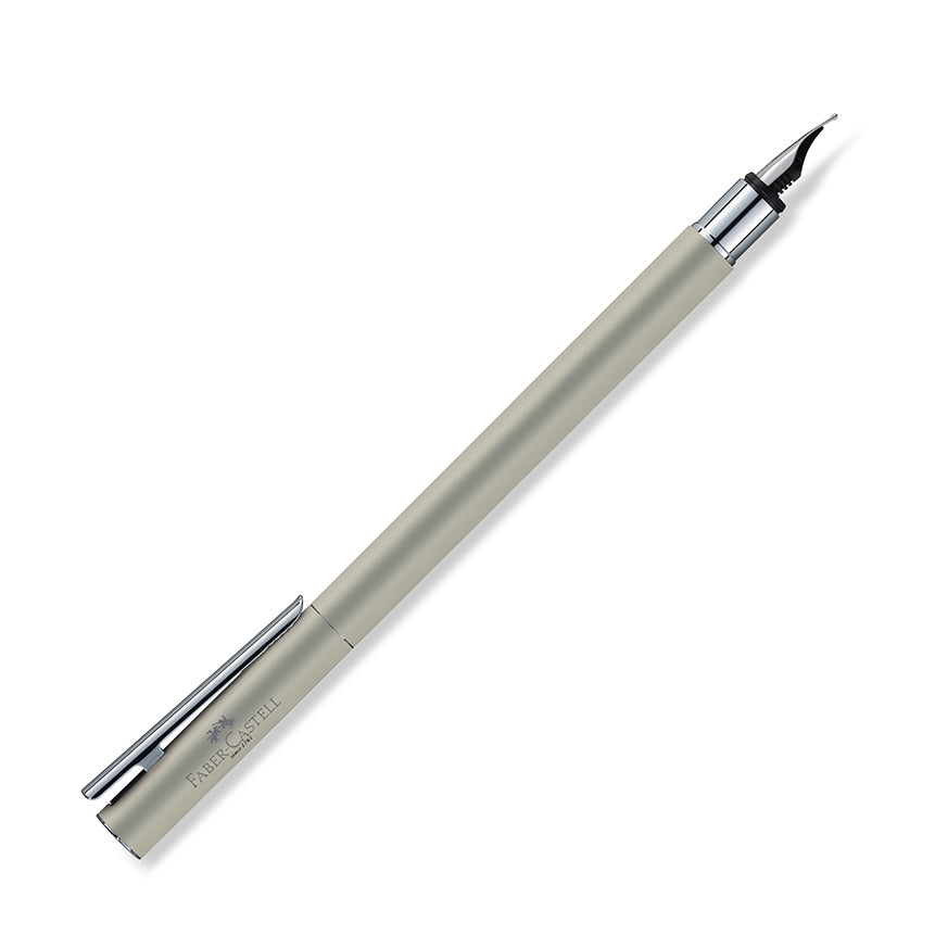 FABER-CASTELL DESIGN Neo Slim Stainless Steel Matt Fountain Pen-Extra Fine Default Title