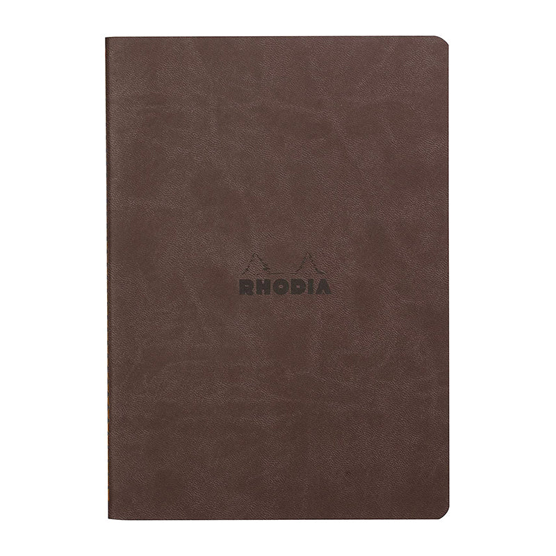 RHODIArama Sewn Spine A5 Ivory Dot-Chocolate Default Title