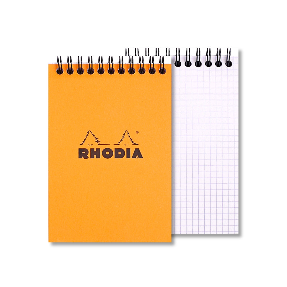 RHODIA Classic Notepad A6 105x148mm 5x5 Sq Orange Default Title