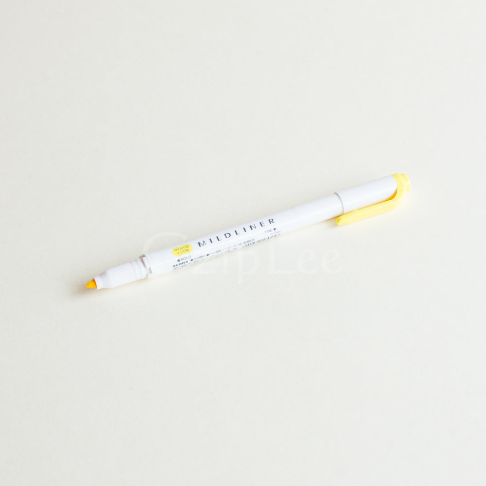 ZEBRA Mildliner Highlighter Mild Lemon Yellow