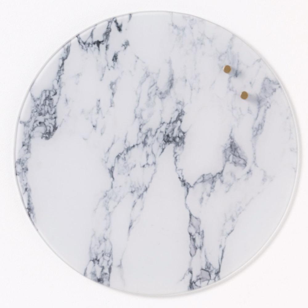NAGA nord CIRCLE GLASS BOARD(M) 35CM-CL.MARBLE