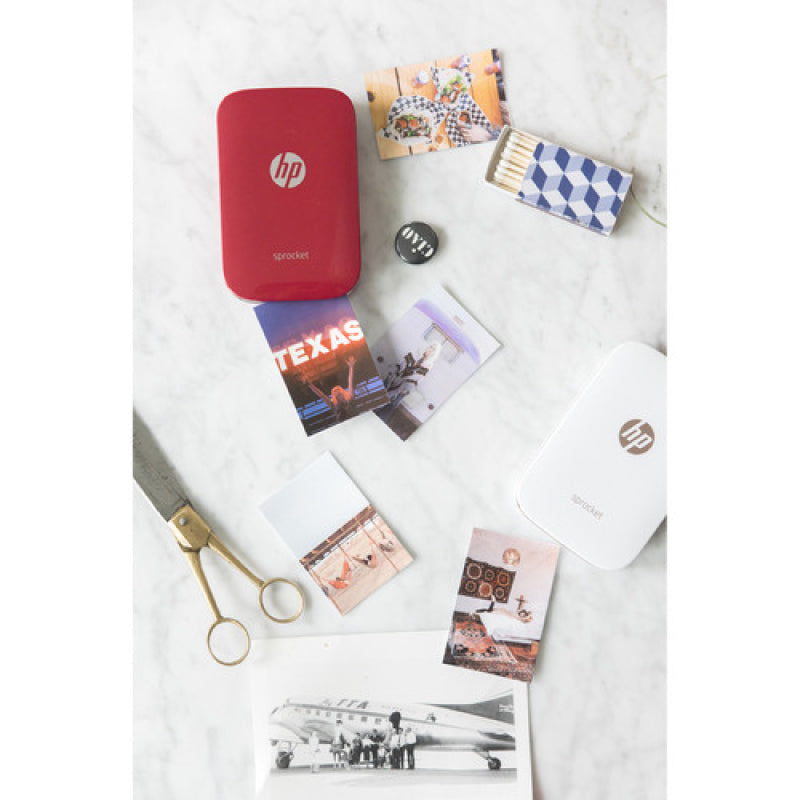 HP Sprocket Photo Printer Red Default Title