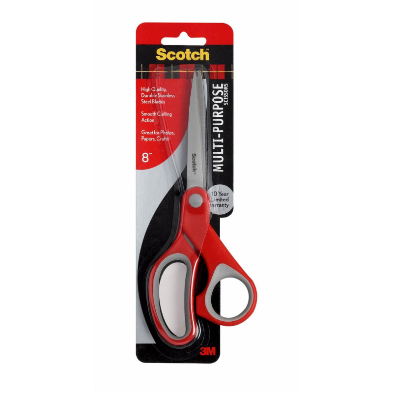 3M Scotch Scissors Multi-Purpose 1428 Red Default Title