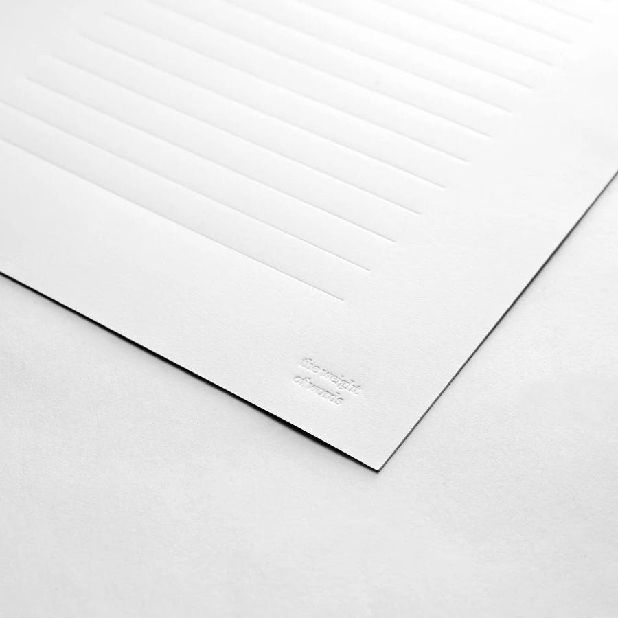 YSTUDIO Limited Edition White Letter Set