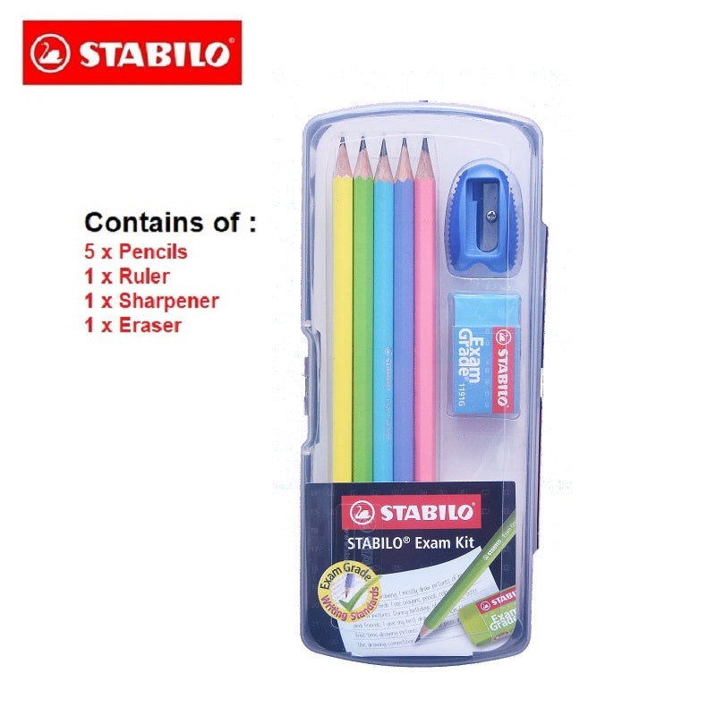 STABILO Exam Grade 288G Kit 5x288G+1191G+4521+Ruler