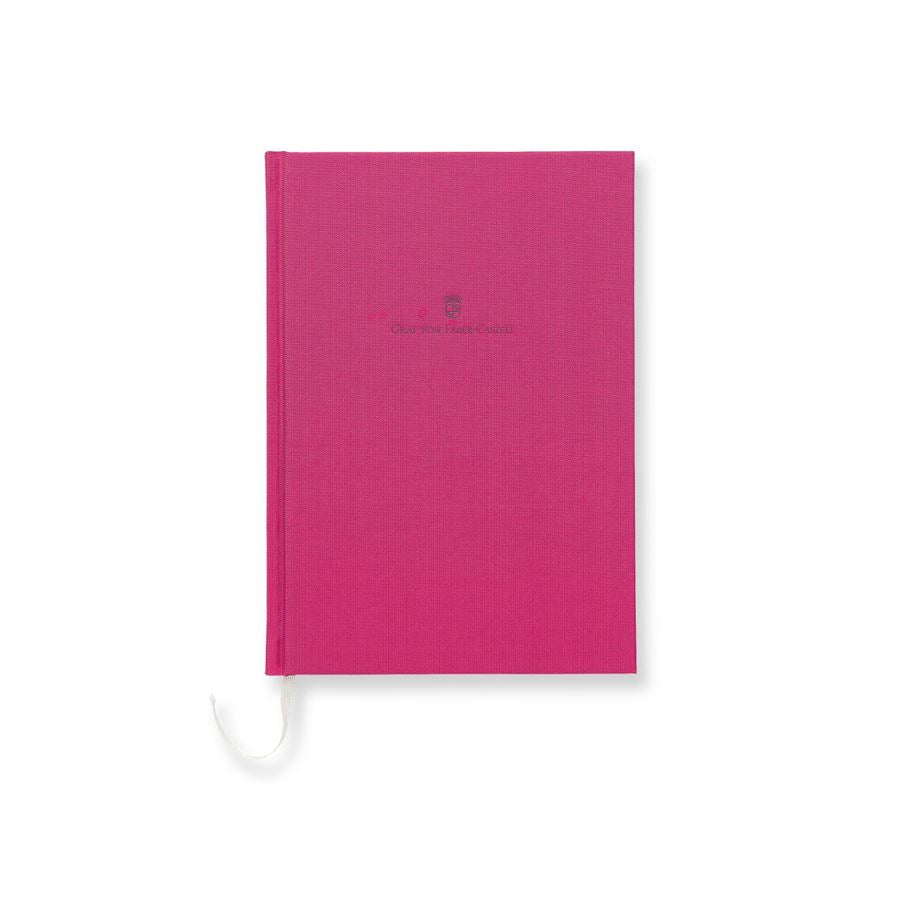 GRAF VON FABER CASTELL Linen-bound Book A5 Electric Pink