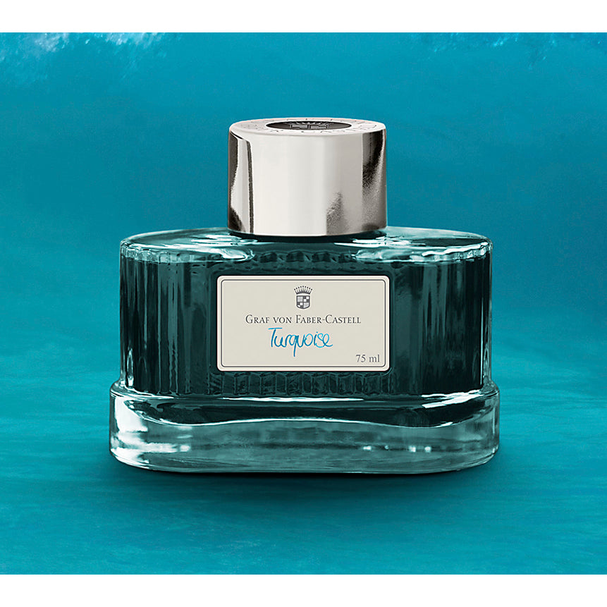 GRAF VON FABER CASTELL Ink Bottle 75ml Turquoise Default Title