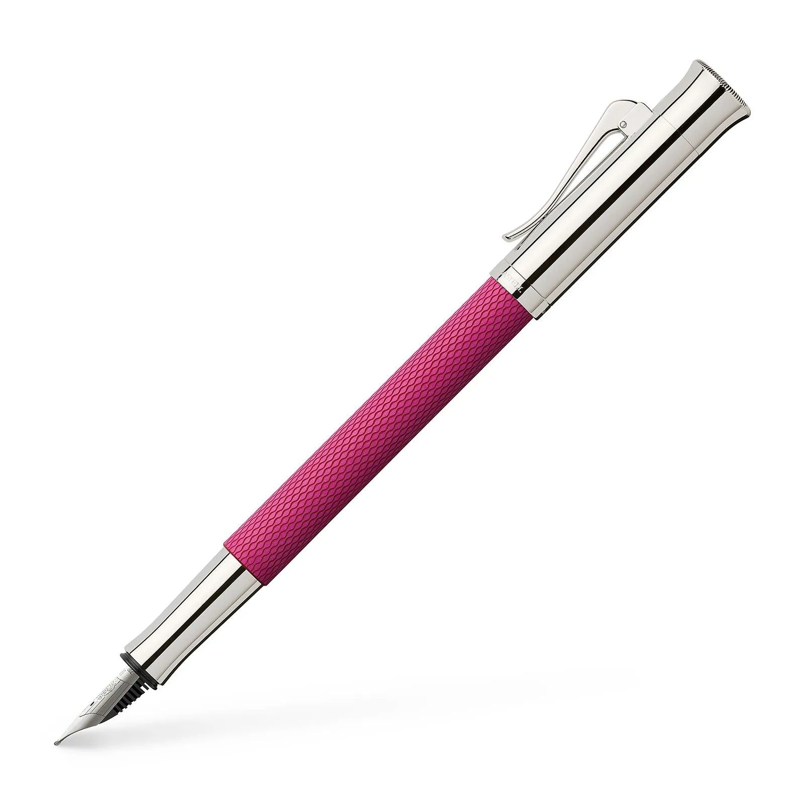 GRAF VON FABER CASTELL Guilloche Electric Pink Fountain Pen-Broad