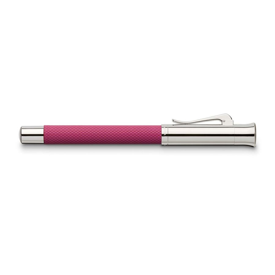 GRAF VON FABER CASTELL Guilloche Electric Pink Fountain Pen-Broad