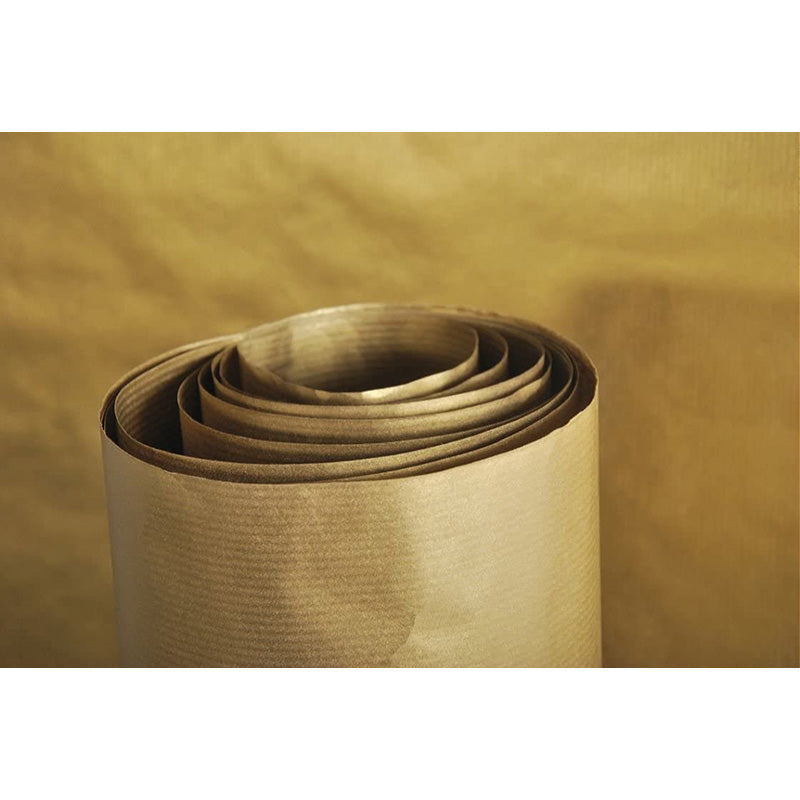 CLAIREFONTAINE Kraft Paper Roll 70g 0.7x3m R.Brown-Gold Default Title