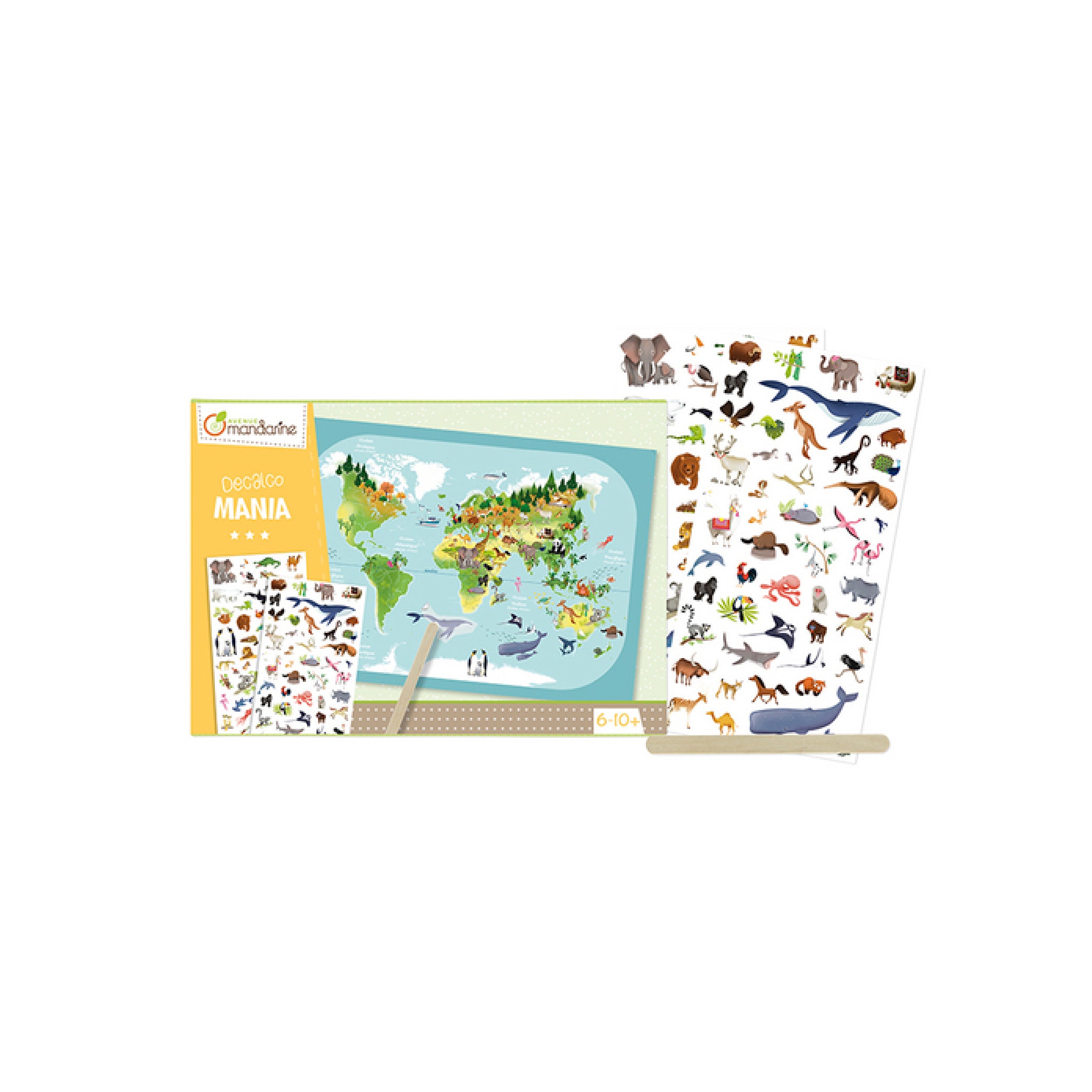 AVENUE MANDARINE Creative Box Decalco Mania Planisphere Default Title