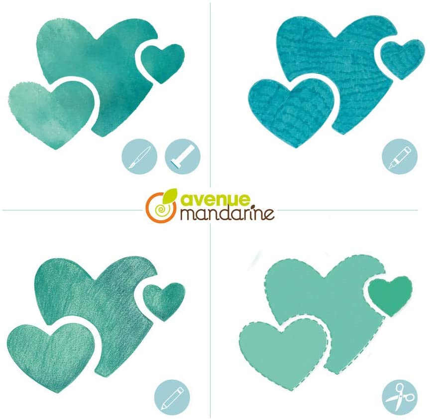 AVM Stencil Set of 6 Domestic Animals