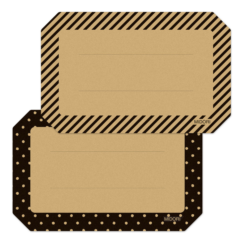 CHOTTO Message Sticker Kraft-Black